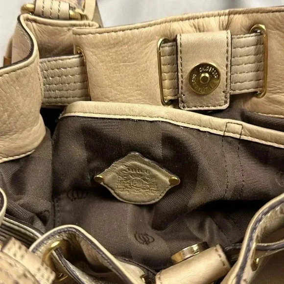 Juicy Couture Purse Tan Leather - Picture 13 of 14